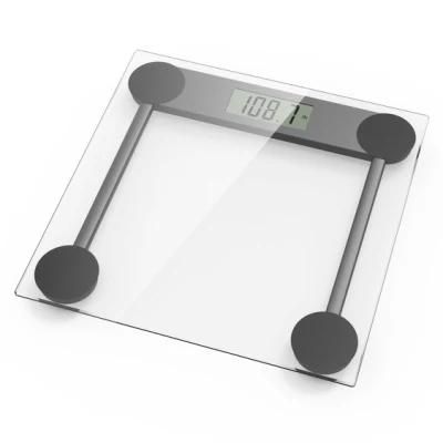 Bluetooth Bathroom Scale with LCD Display and 6mm Glass Platform