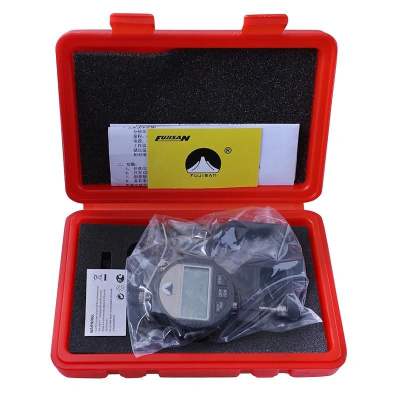 Digital Display Thousand-Point Thickness Gauge 0-12.7*0.001mm Flat Head Metric Inch High-Precision Thickness Measuring Instrument