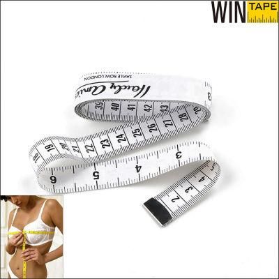 White Promotional Sewing Tailor Measuring Soft Tape Measure