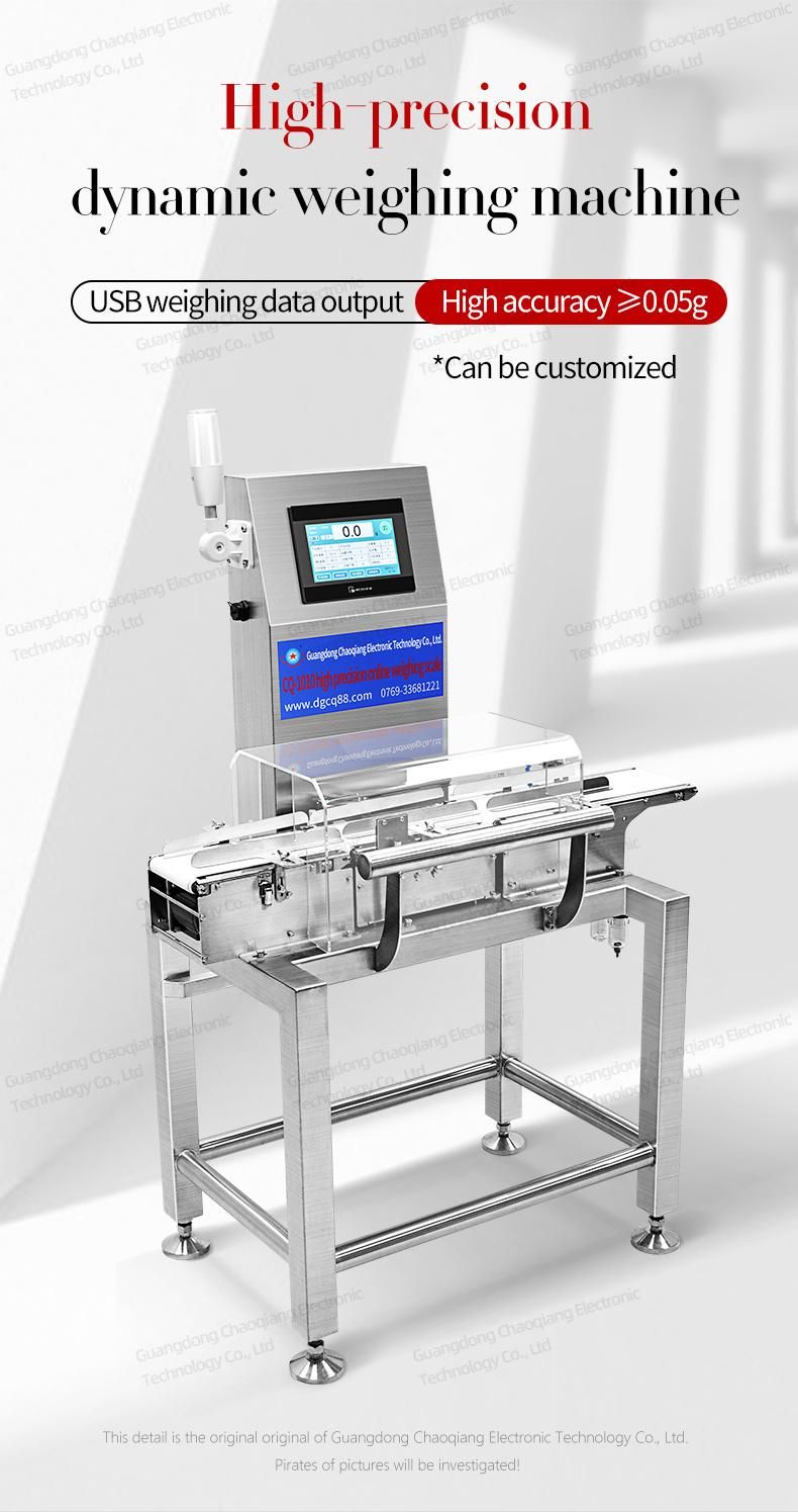 High Precision Checkweigher for Food Pharmaceutical Plastic Manufacturer Check Weigher