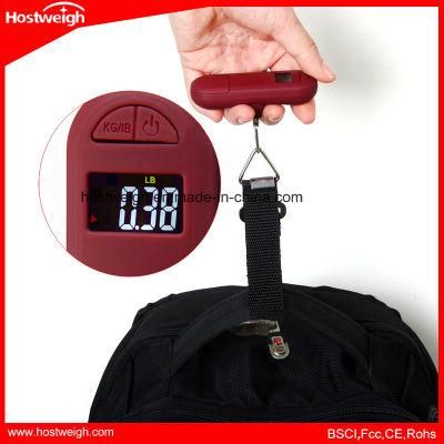 Digital Hanging Luggage Weight Scale with LCD Color Display