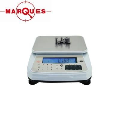 3~30kg High Precision Stainless Steel Digital Counting and Weighing Electronic Scale with 3 LCD Display