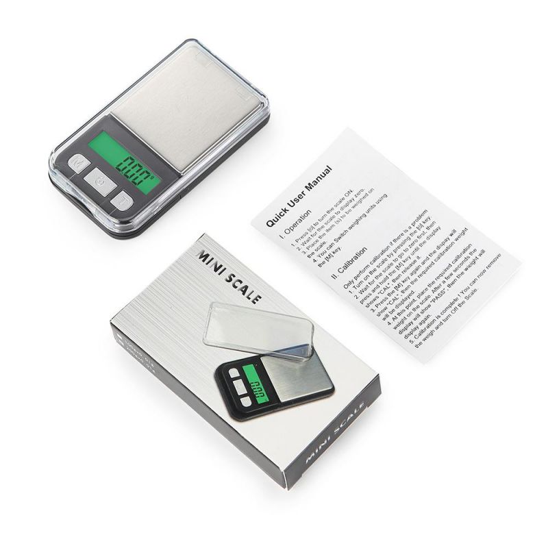 New Design 500g 0.01g Mini Digital Weighing Scale Pocket Electronic Jewelry Pocket Weighting Scale