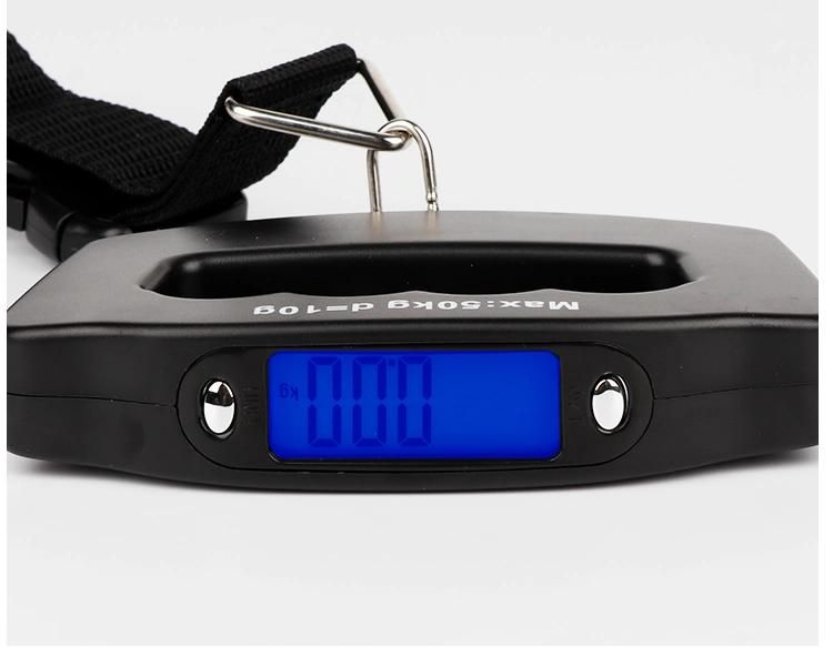 Steel Hook LCD Display 50kg Hanging Weighing Scale