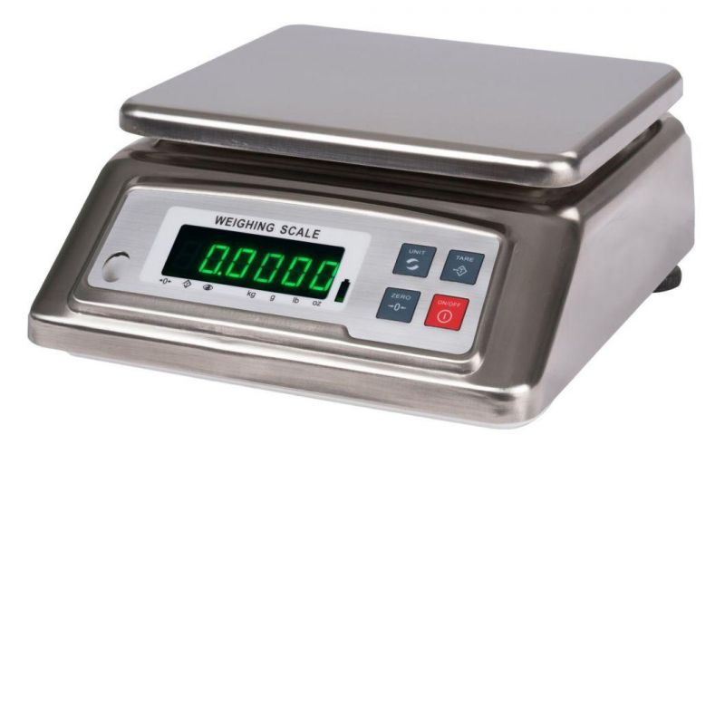 Electronic Digital SUS304 Stainless Steel High Precision Electronic Price Computing Scale Platform Scale Table Waterproof IP68 Balance