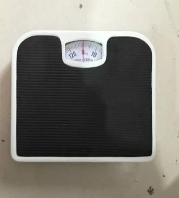 Mechanical Bathroom Scale with Leather Surface