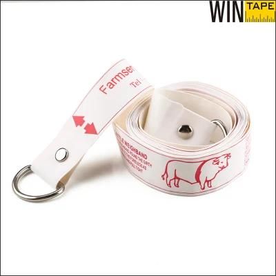 Branded Logo Red 250 Meters Measuring Animal Cow Weight Tape