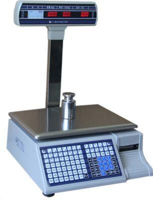 New Arrivals 2021 Supermarket Barcode Weighing Scale with Scanner Double Printer Label and Receipt Printing Scale