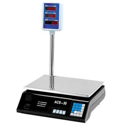 High Precisional Sensor 40kg Price Computing Weighing Scale
