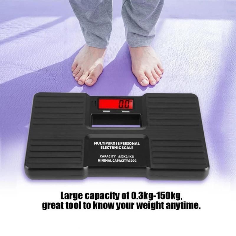 150kg Personal Scale Tare Function Body Weight Electronic Bascula Digital Floor Bathroom Scales Weight