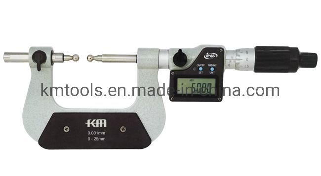 0-25mm Electronic Digital Display Gear Micrometers