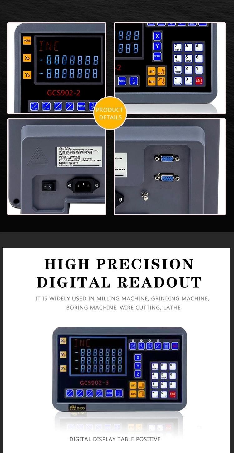 Digital Readout System Set with Linear Scales 0-3000mm