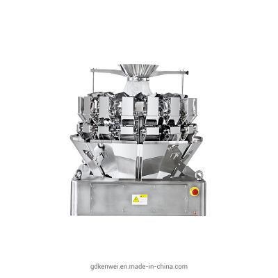 Coffee Bean Automatic Packing Machine Weighing Machine Kenwei Multihead Weigher