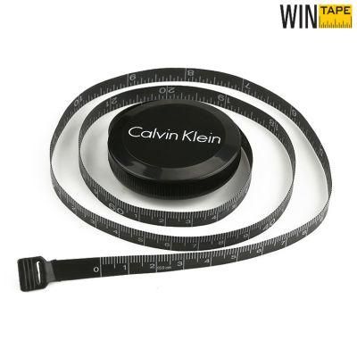 Cool Design Promotional Round Fashionable Black Tape Measurement (RT-138)