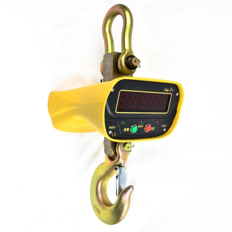 3t 5t 10t Digital Hanging Crane Weight Scale with LED Display