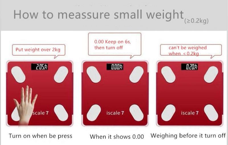 Miniature Digital Body Weight Scale 0.2-180kg (BRS-AD01)
