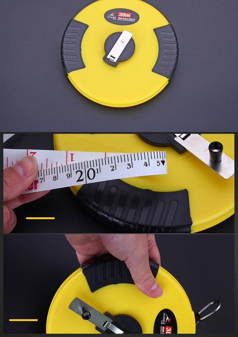 30mm Fibreglass Measuring Tape with Hanger
