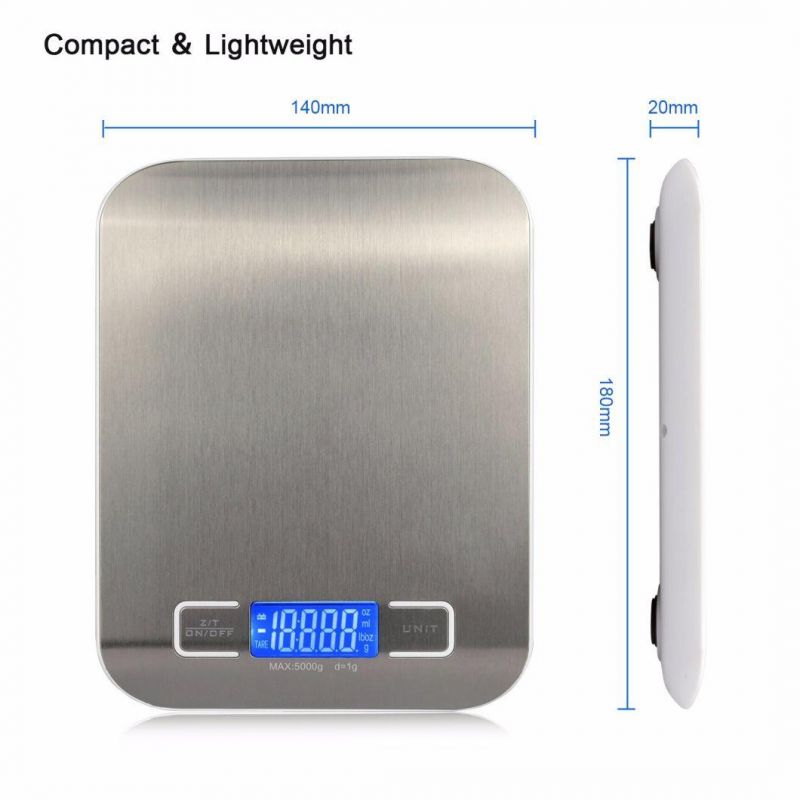 Wholesale Stainless Steel Waterproof Digital Kitchen Scale