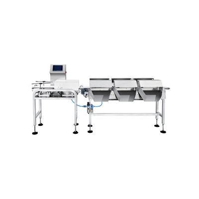 High Accuracy Multi-Level Weight Sorting Machine Food Check Weigher for Checking Aquatic Industry with Rejector Weighing Weight Machine