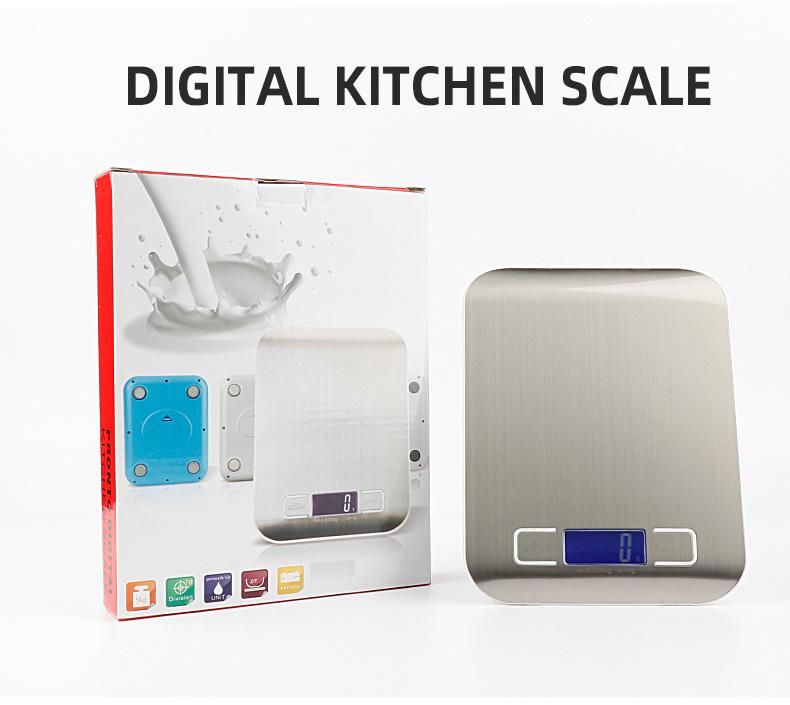 Stainless Steel Digital Electronic Cooking Tool Kitchen Scale