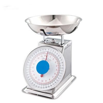 Stainless Steel 10kg High Quality Spring Weighing Plate Platform Scale