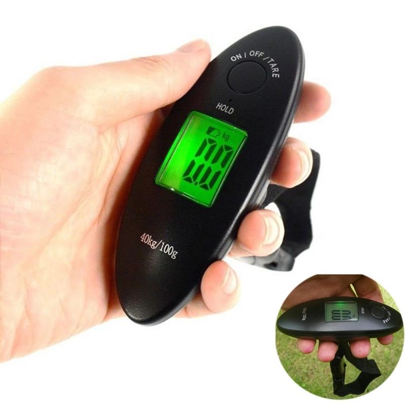 Digital Luggage Portable Travel Suitcase Bag LCD Weighing Handheld Scale