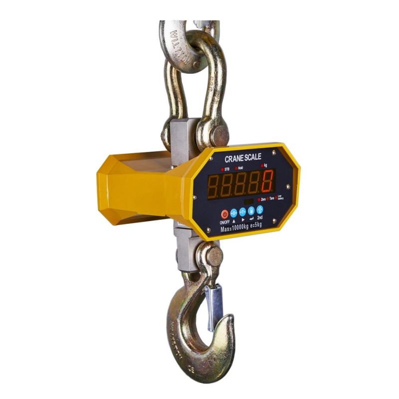Wireless 10 Ton Ocs Digital Hanging Scale Digital Crane Scale with Remote Control