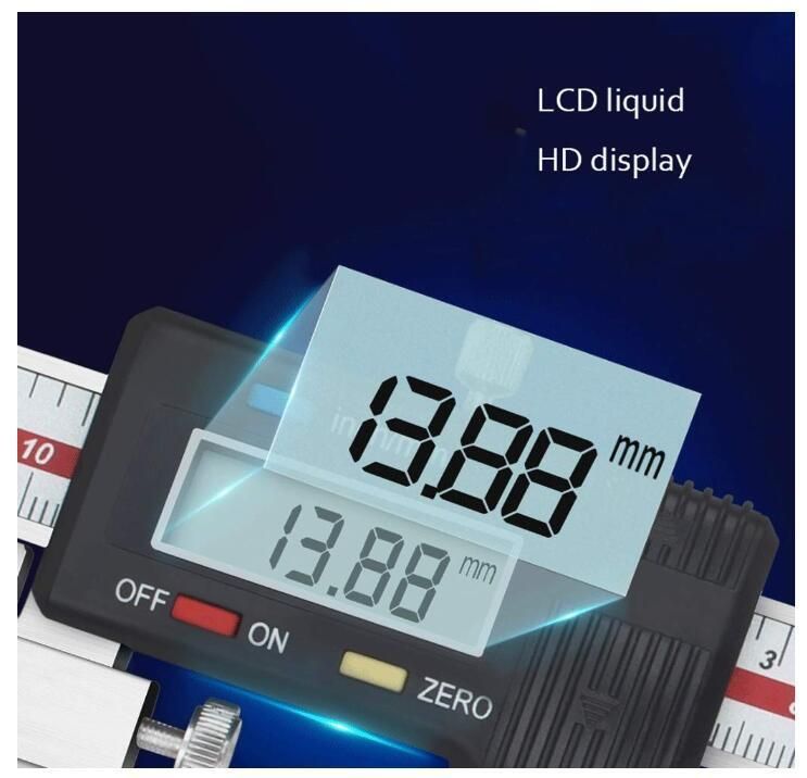 5-150mm Stainless Steel Center Hole Distance Measurement Digital Calipers