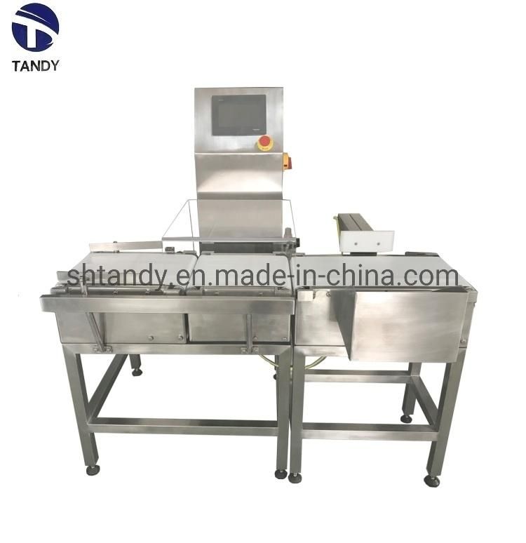 China High Accuracy Biscuit Chocolate Package Weight Checking Sorting Weigher