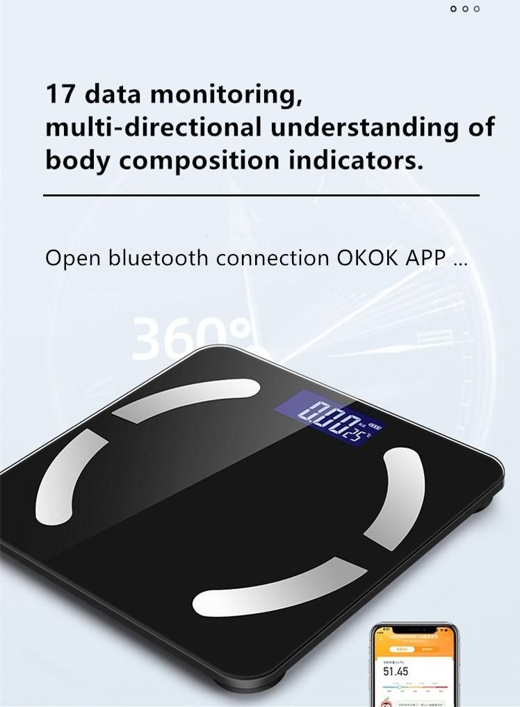 Electronicweighing Balance Scale Connected APP Smart Body Fat Scale