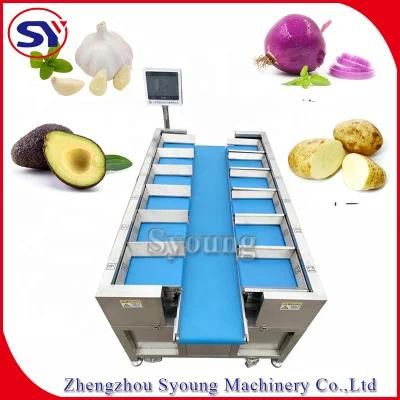 Multihead Belt Target Combination Weigher for Onion Garlic
