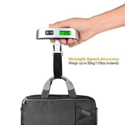Portable Digital Electronic Luggage Scale with Weighing Hook 50kg