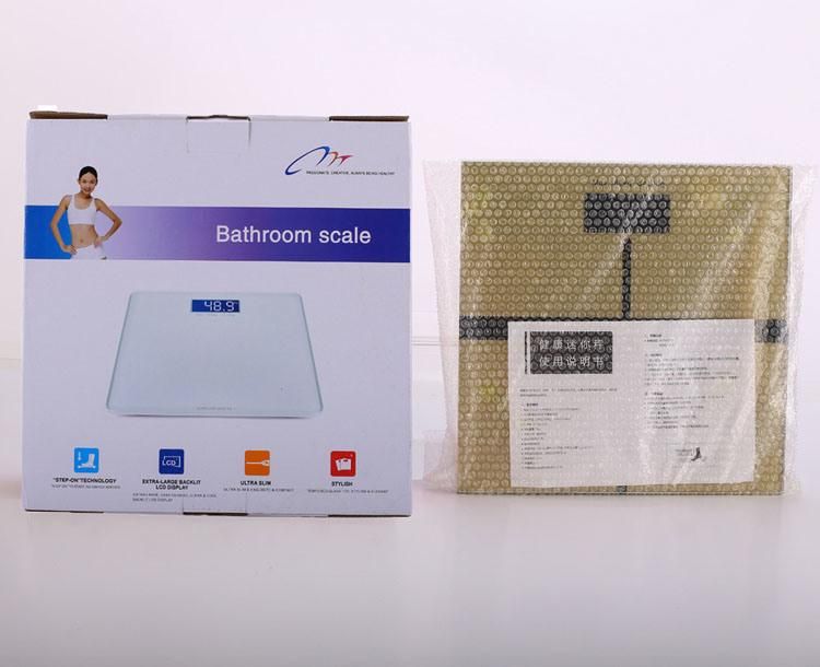 Hot Sell LCD Display with Backlit OEM Pattern Digital Bathroom Scale