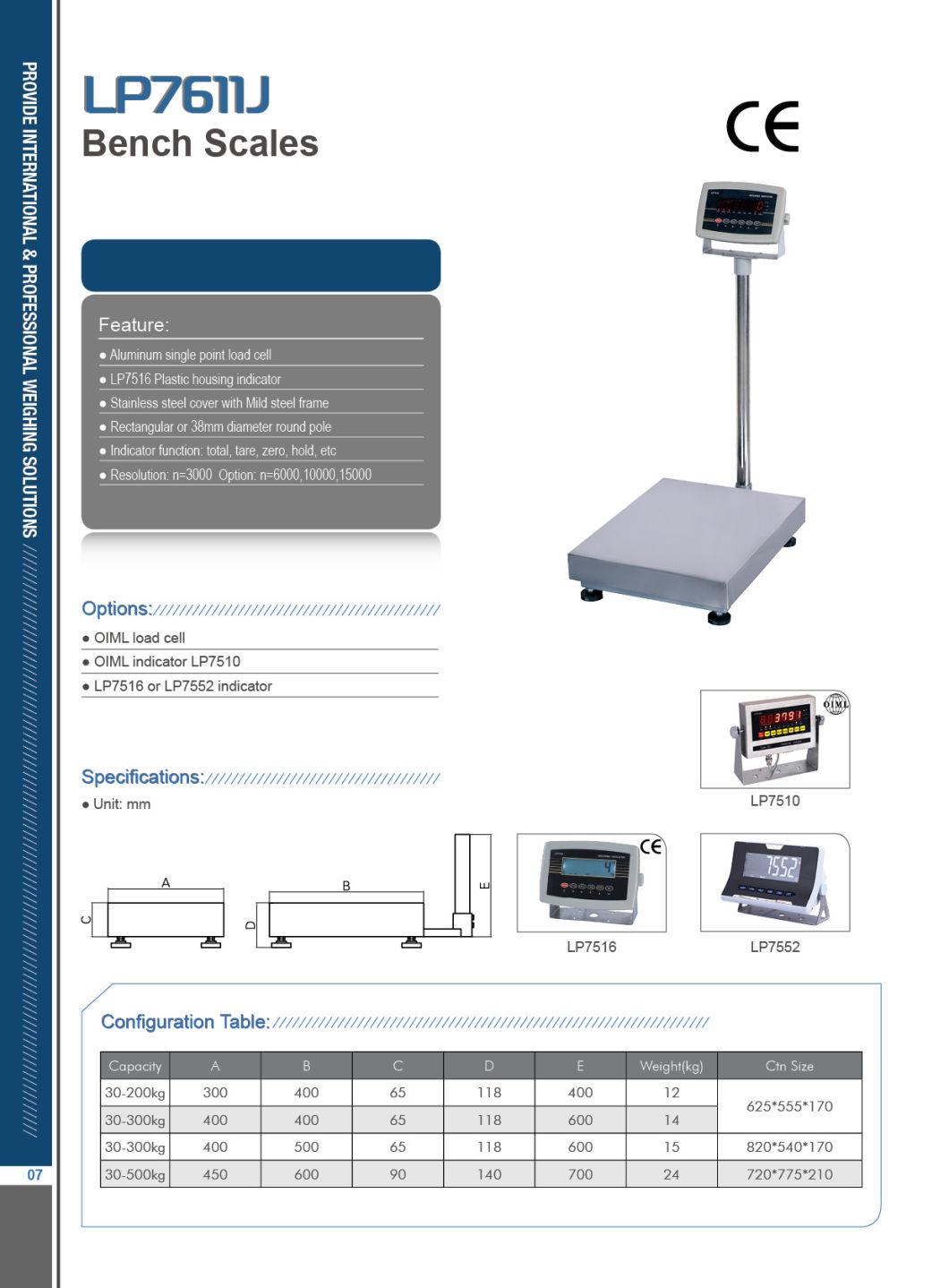 High Quality Precision Heavy Duty Bench Scale