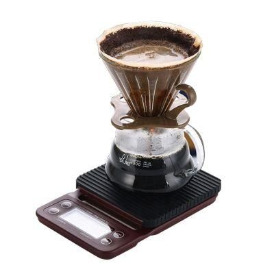 Factory Wholesale Hand Coffee Scale Electronic Timing High Precision Kitchen Scale