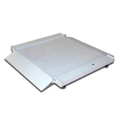 500kg 600kg OIML Ntep Aluminum Laundry Factory Weighing Floor Scale