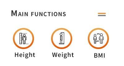 LCD Height and Weight Machine Height Measuring Equipment