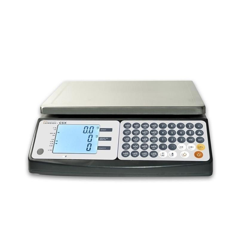 Csx 3kg 30kg Digital Stainless Steel Weighing Pan Piece Counting Scale