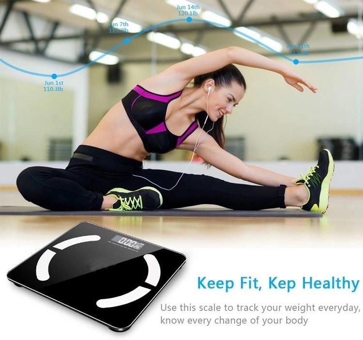 The High Quality Bluetooth 7 in 1 Smart BMI Intelligent Body Fat Scale