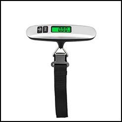 Blacklight LCD Digital Weighing Scale Stainless Steel Digital Luggage Weight Scale 40kg Mini Electronic Hanging Luggage Scale