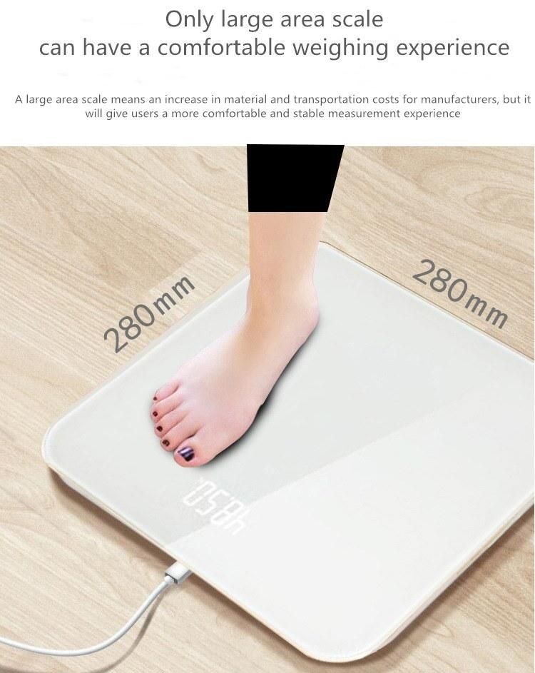 Most Popular 180kg 396lb Weighing Digital Electronic Smart Bluetooth Body Fat Scale with Free APP