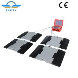 Hot Selling Portable Truck Axle Weighing Pad Floor Scale