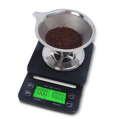 Multifunction 3kg Drip Coffee with Timer Electronic Digital Kitchen Scale
