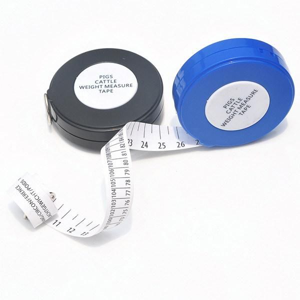 Plastic Logo Design Weight Pig Cattle Tape Measure