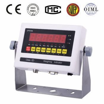 Low Cost Electronic Floor Scale Stainless Steel LCD LED Weighing Scale Indicator