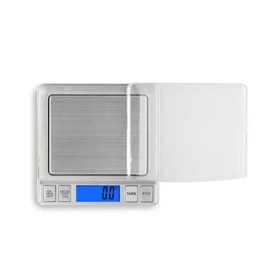 200g / 0.01g Capacity Silver Jewelry Scale with Backlight Function