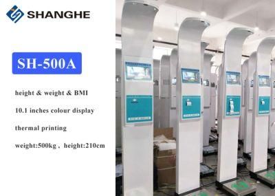 Weight and Height Scale Machine Coin Operated Ultrasonic Height and Weight Machine