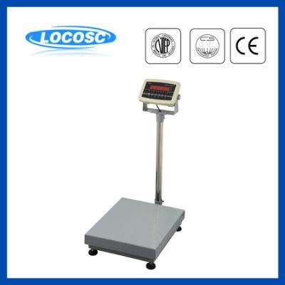 LED Display 100kg 150kg Electric Weighing Platform Scale with Printing Function