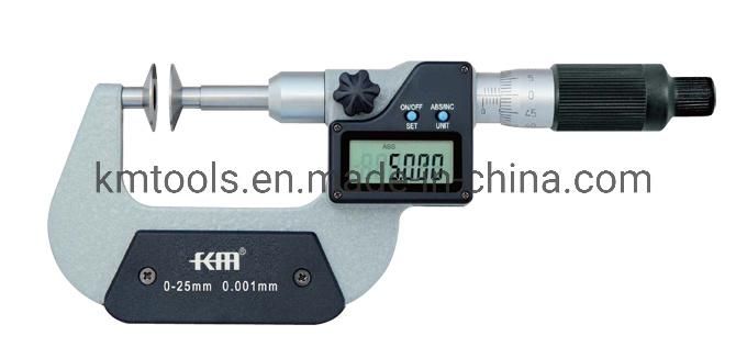 0-25mm Electronic Digital Disk Micrometers (Non-rotating spindle)