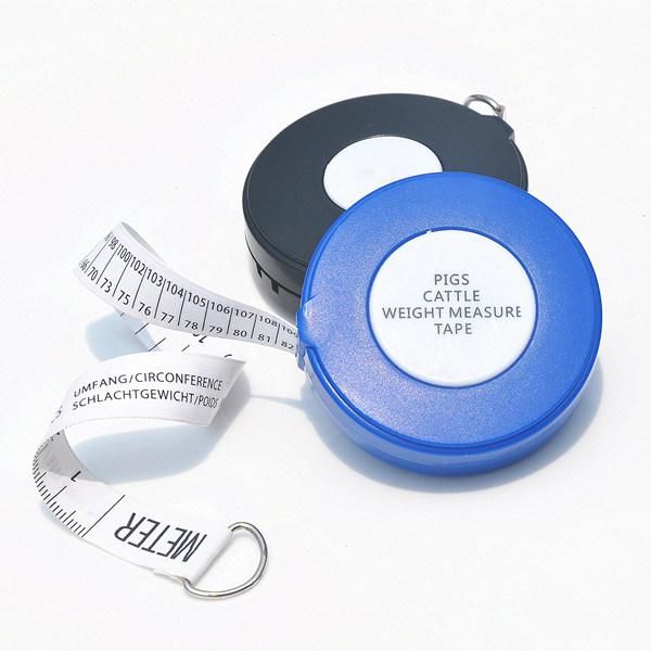 Plastic Logo Design Weight Pig Cattle Tape Measure